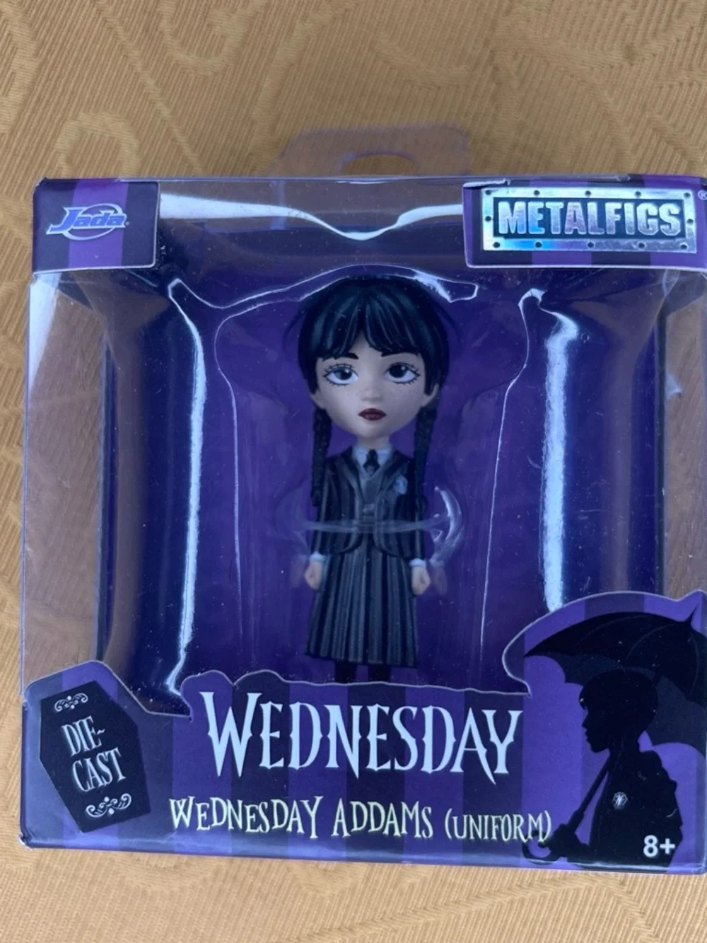 METALFIGS Wednesday Addams Kids Costume Figurine - Black